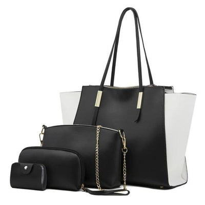 Efeu | Set aus 4 eleganten Luxus-Einkaufsbeuteln