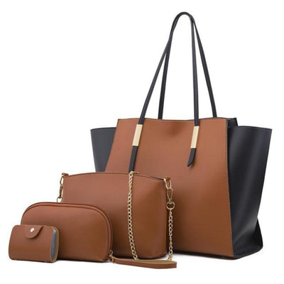 Efeu | Set aus 4 eleganten Luxus-Einkaufsbeuteln