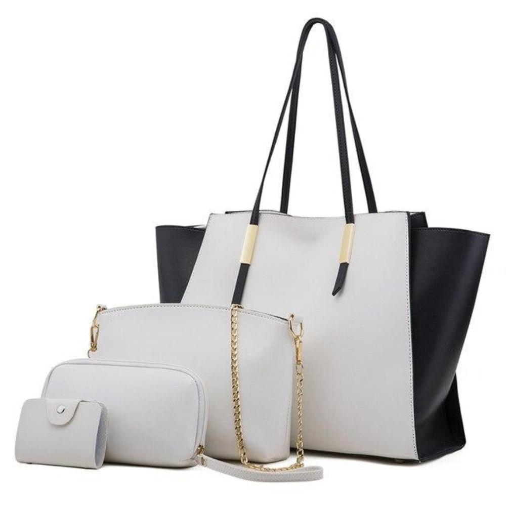 Efeu | Set aus 4 eleganten Luxus-Einkaufsbeuteln