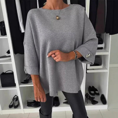 Millie – Elegantes Top mit Knopfärmeln 