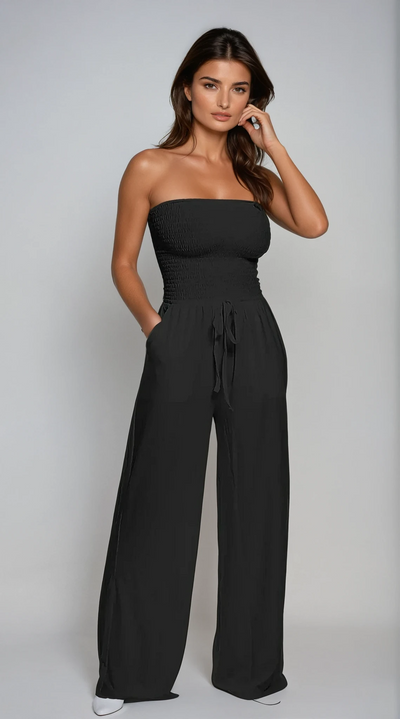 Brielle – Müheloser trägerloser Jumpsuit 