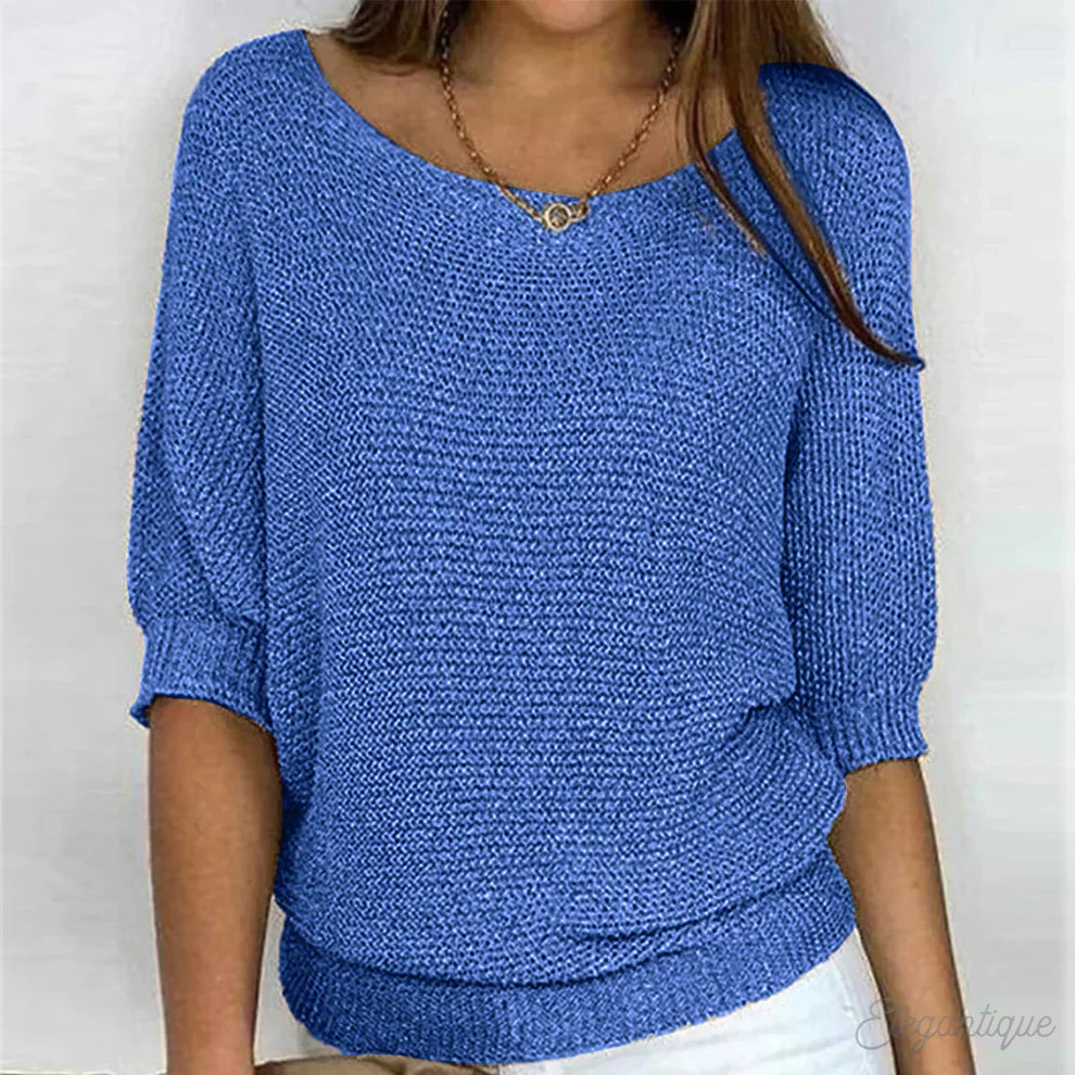 Luigia - Eleganter Strickpullover 