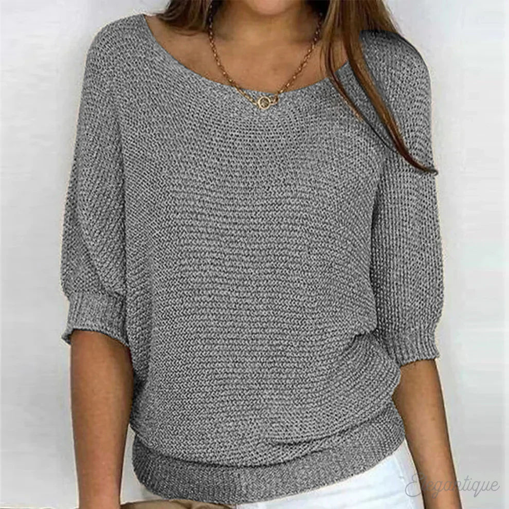 Luigia - Eleganter Strickpullover 