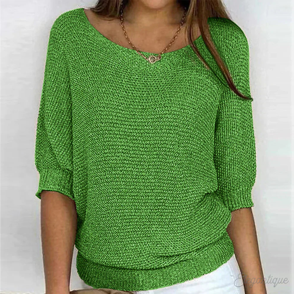 Luigia - Eleganter Strickpullover 
