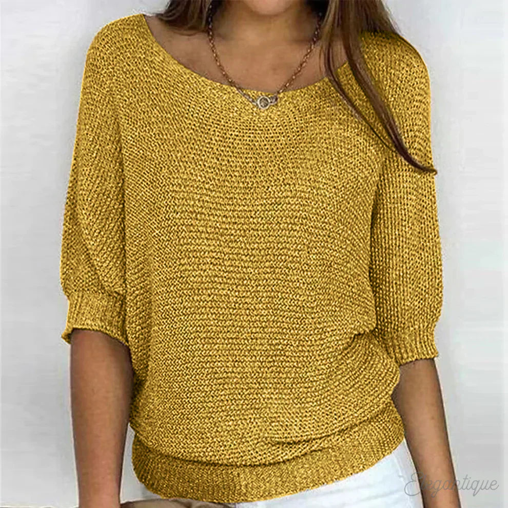Luigia - Eleganter Strickpullover 
