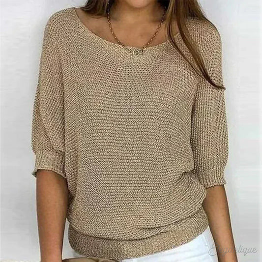 Luigia - Eleganter Strickpullover 
