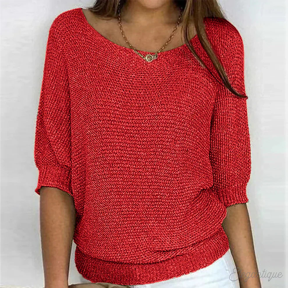 Luigia - Eleganter Strickpullover 