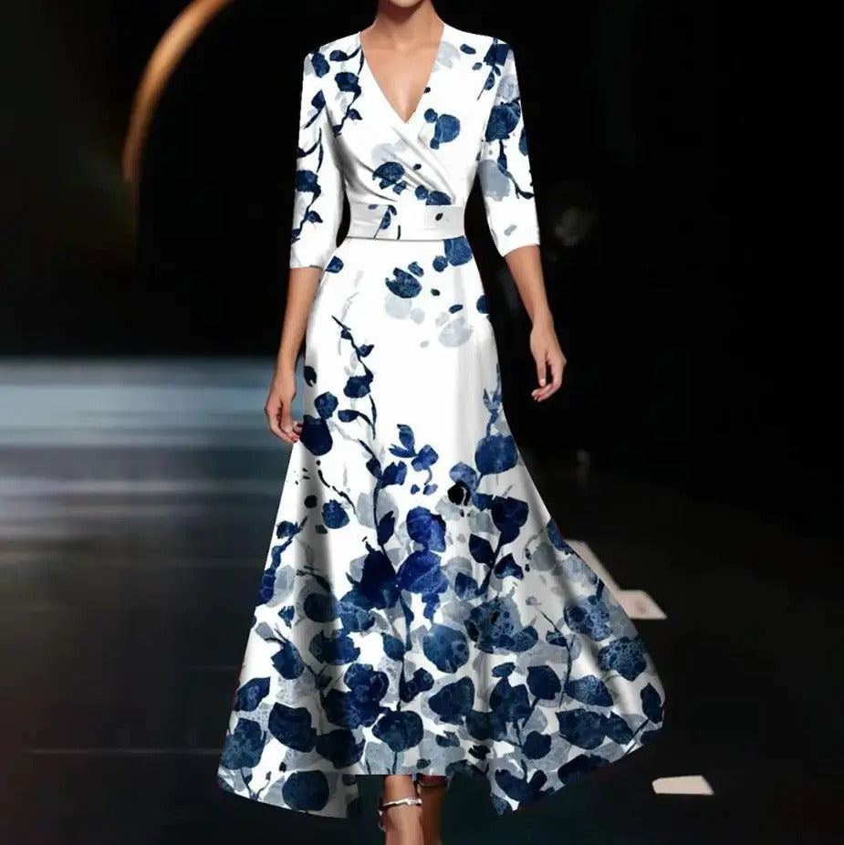 Yssa – Elegantes Blumenkleid 