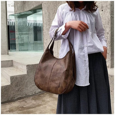 Addison - Vintage Lederhandtasche 