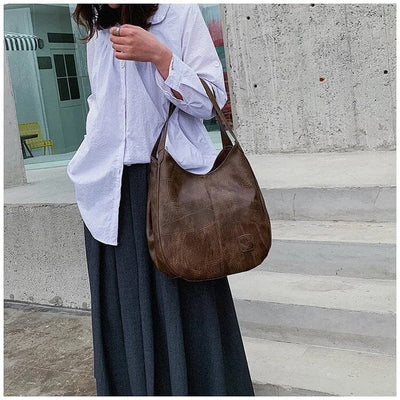 Addison - Vintage Lederhandtasche 