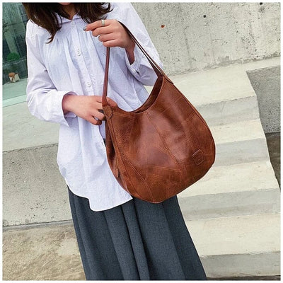 Addison - Vintage Lederhandtasche 